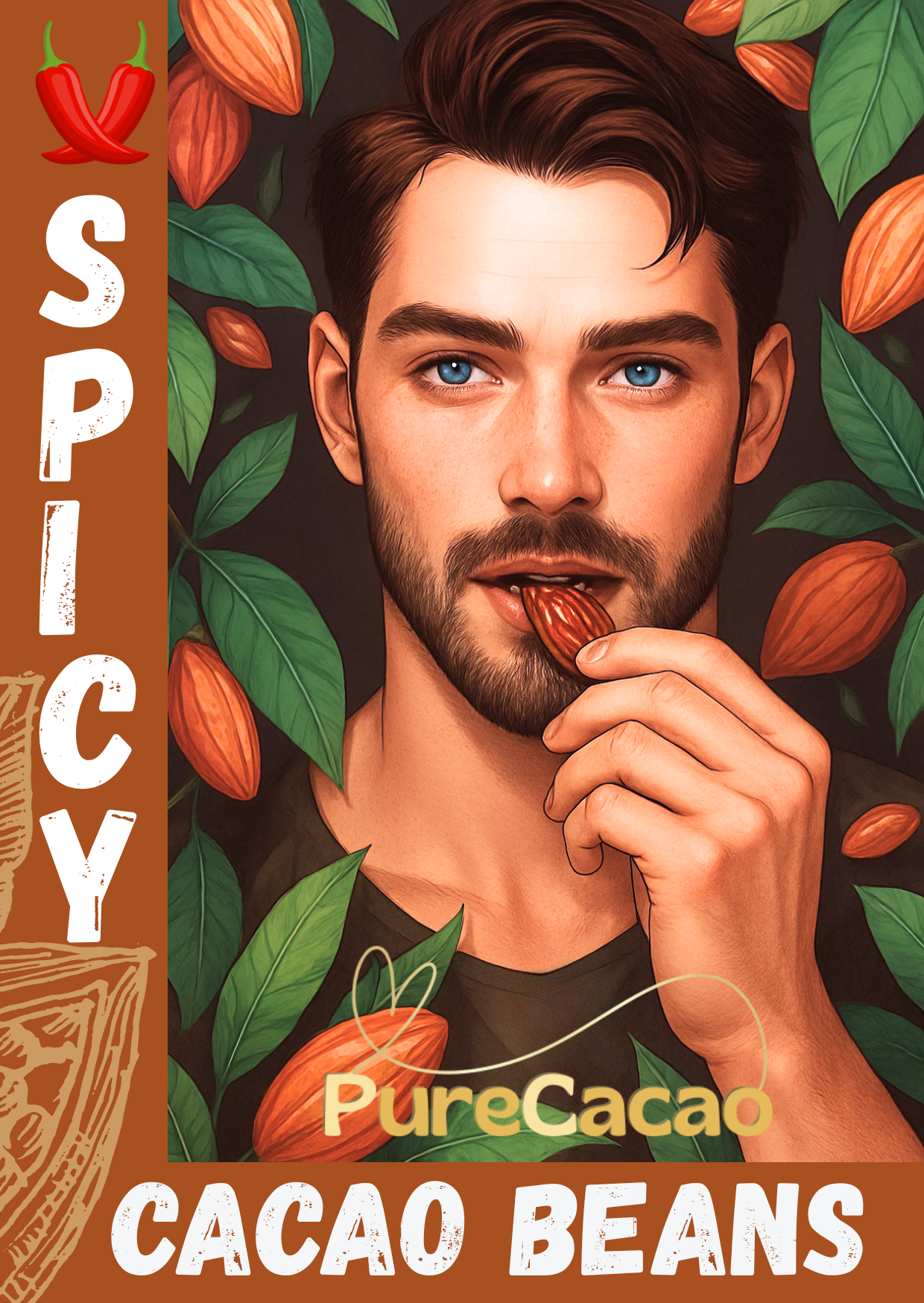 Pikantné kakaové bôby - yummy