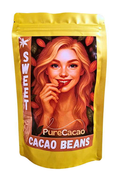 3x Ochutené Kakaové Bôby - Sladké Vanilka+Škorica, Slaný Karamel, Jemne Pikantné - Zľava 10%