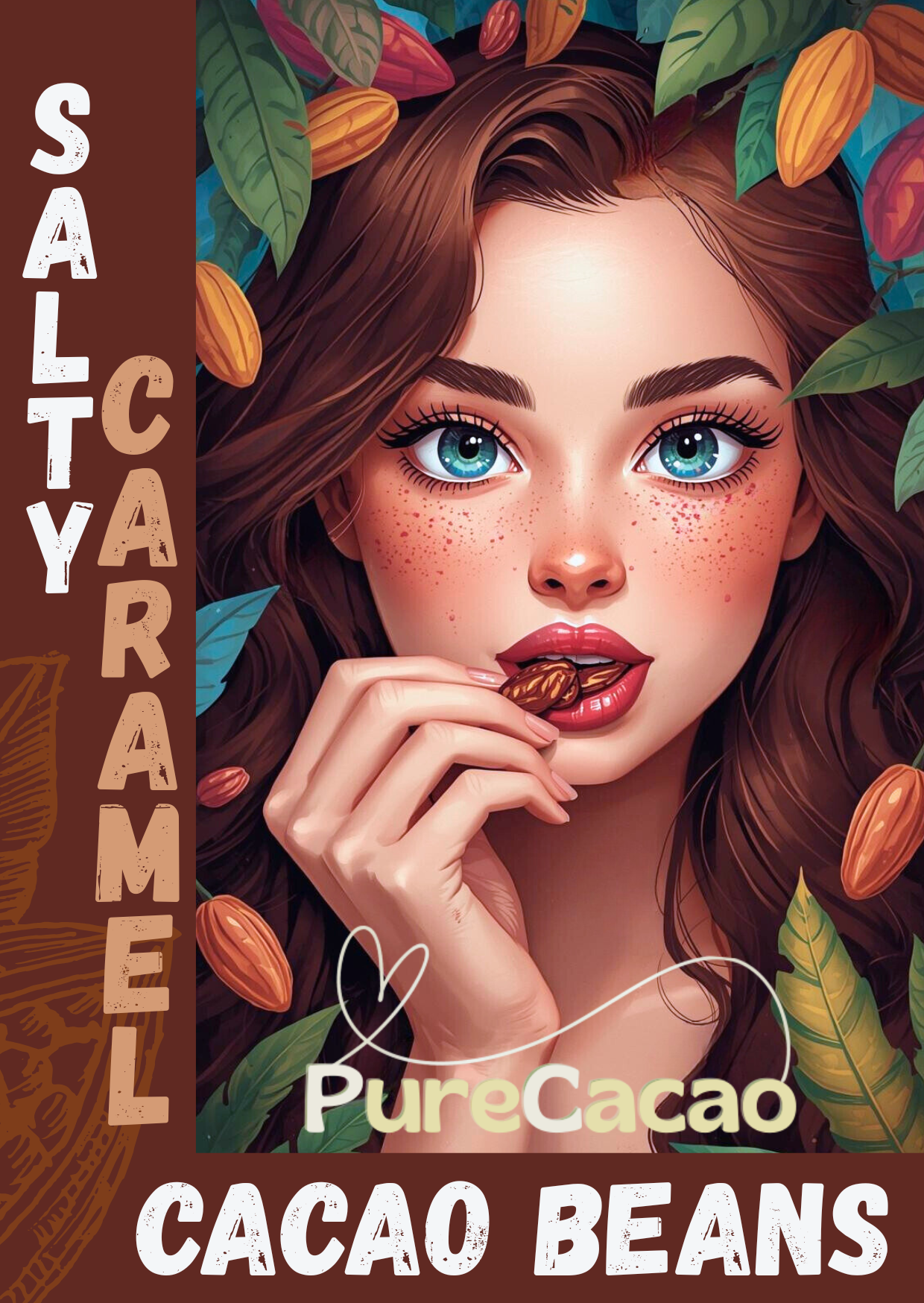 3x Ochutené Kakaové Bôby - Sladké Vanilka+Škorica, Slaný Karamel, Jemne Pikantné - Zľava 10%